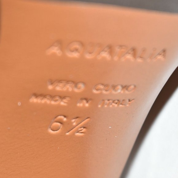 $900+ AQUATALIA Elenora Strap To-The-Knee Boot CASTAGNO BROWN 6.5 (M27) NICE!! - Picture 10 of 10